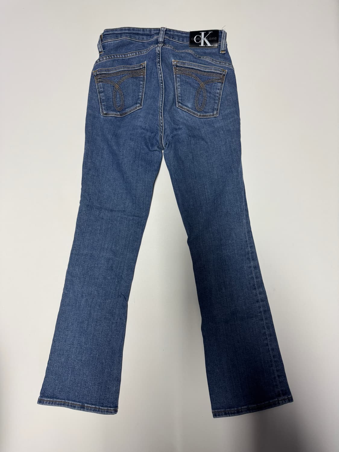 정품 캘빈클라인 CK 슬림 부츠컷 데님팬츠 24.4인치 상품이미지2