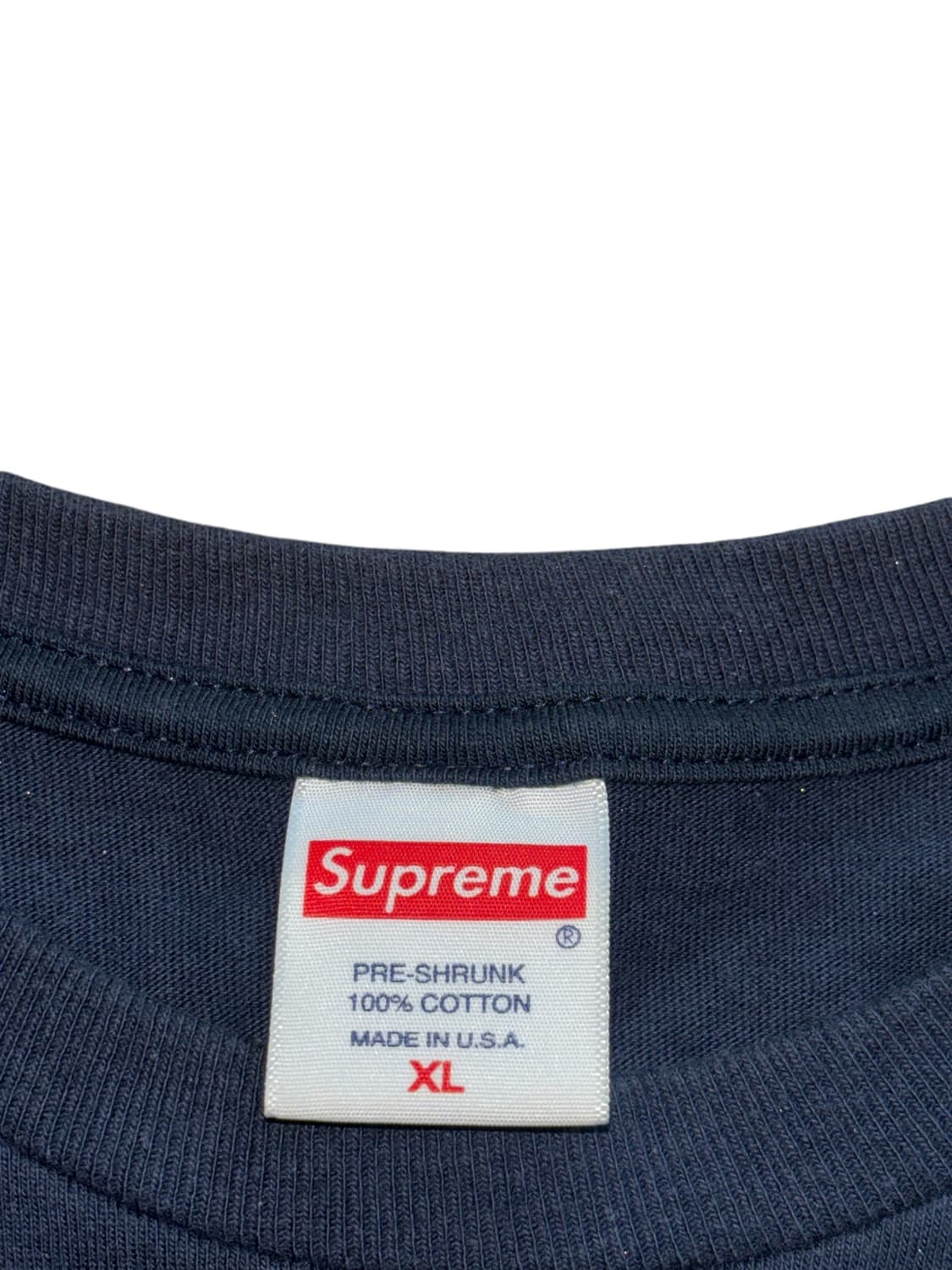 슈프림 릭루빈 21fw 네이비 반팔 티셔츠 상품이미지5