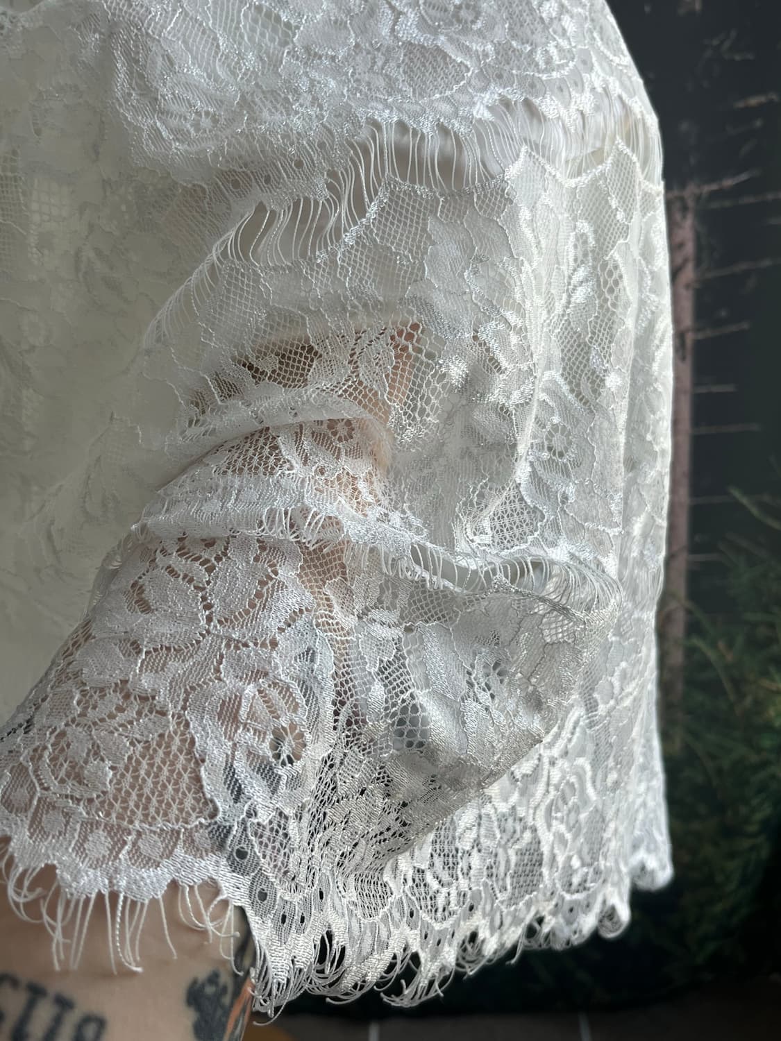 vintage laced long skirt 상품이미지7