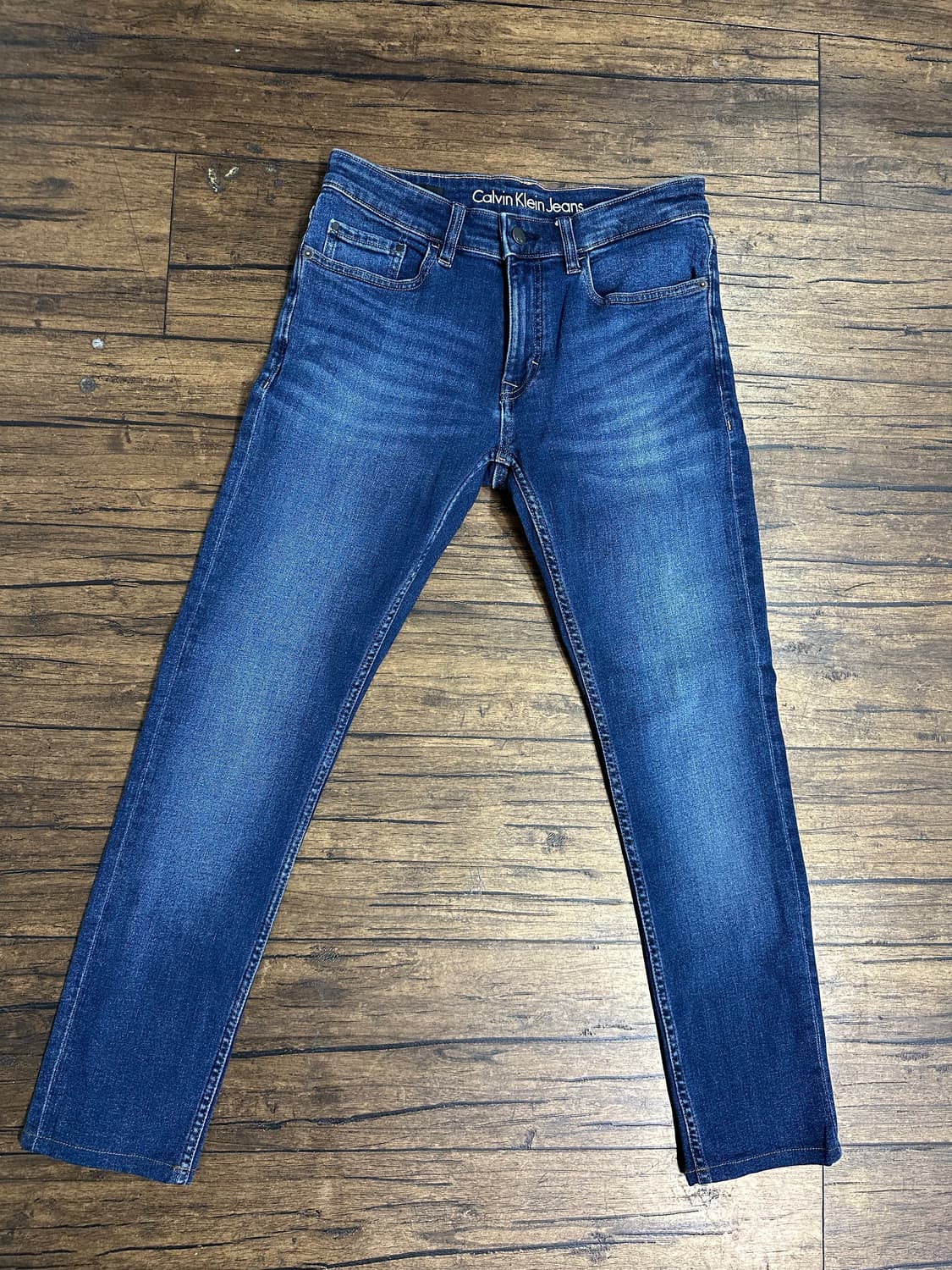 새제품 캘빈클라인진 스트레이트 테이퍼 청바지 W28 L32 상품이미지1