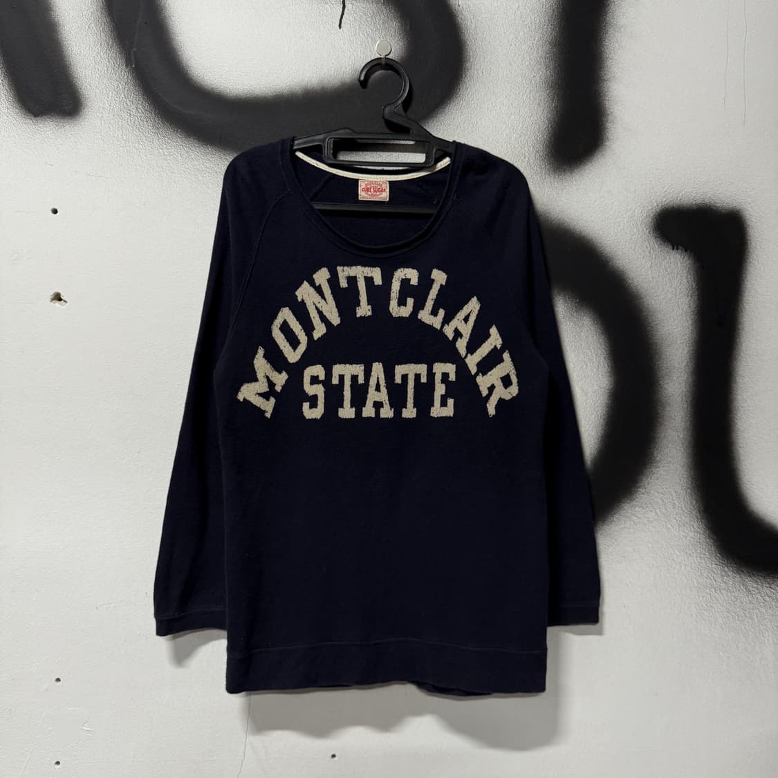 VTG 빈티지 네이비 빅 레터링 롱슬리브 니트 상품이미지1