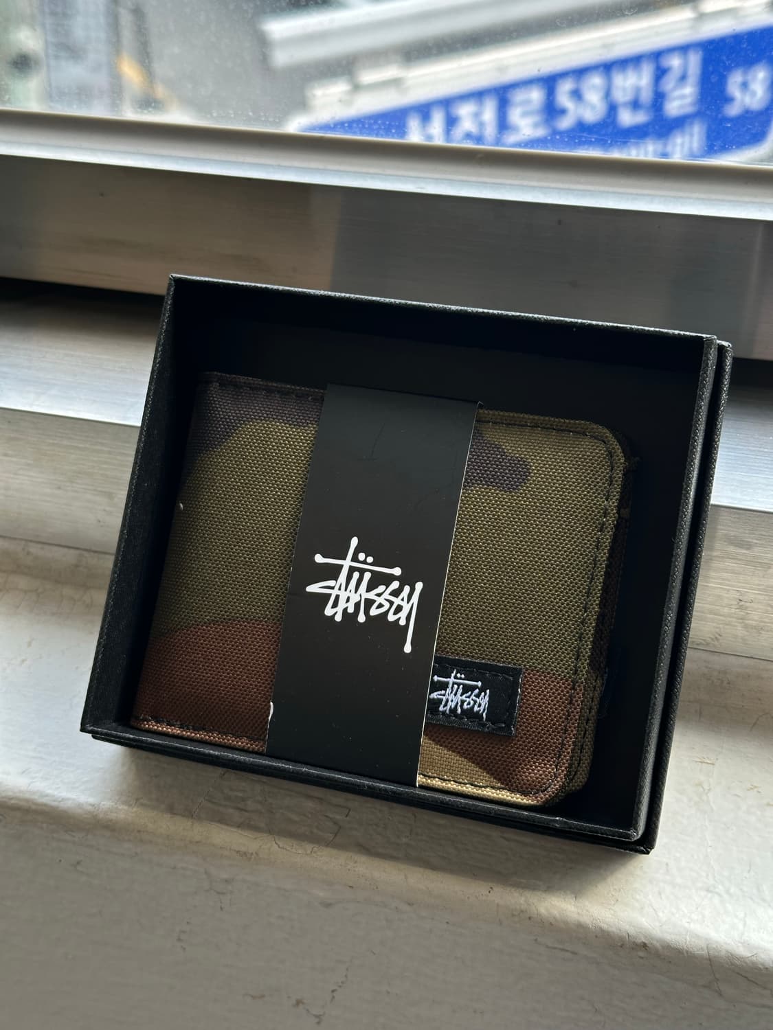 Stussy camo pattern wallet 상품이미지1