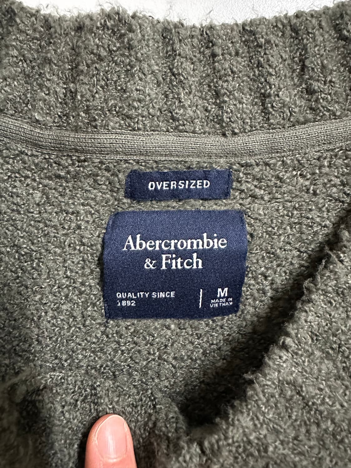 [새상품] 아베크롬비 앤 피치 오버사이즈 니트 스웨터 M 상품이미지2