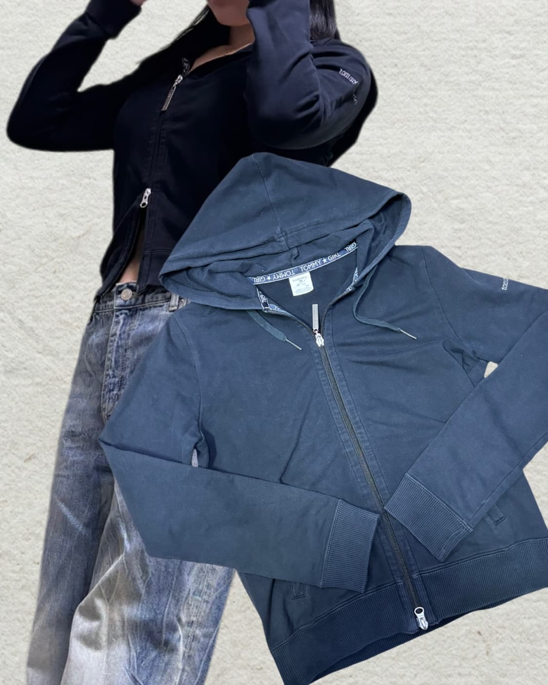 타미 걸 집업 상품이미지1