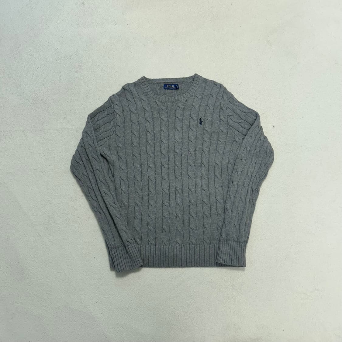 Polo Grey Cable Knit  ⋆ S size 상품이미지4