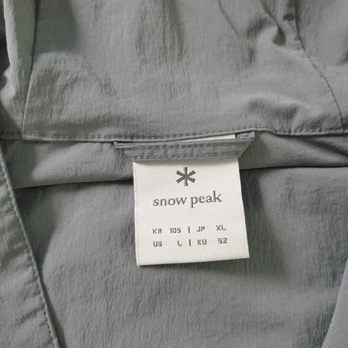 스노우피크 경량 후드 바람막이 상품이미지2