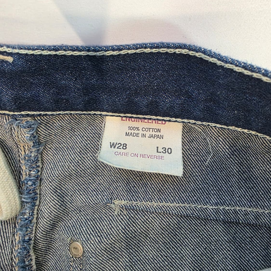 [W28L30]00s 리바이스 JPN 엔지니어드진 엔진 데님 팬츠 상품이미지4