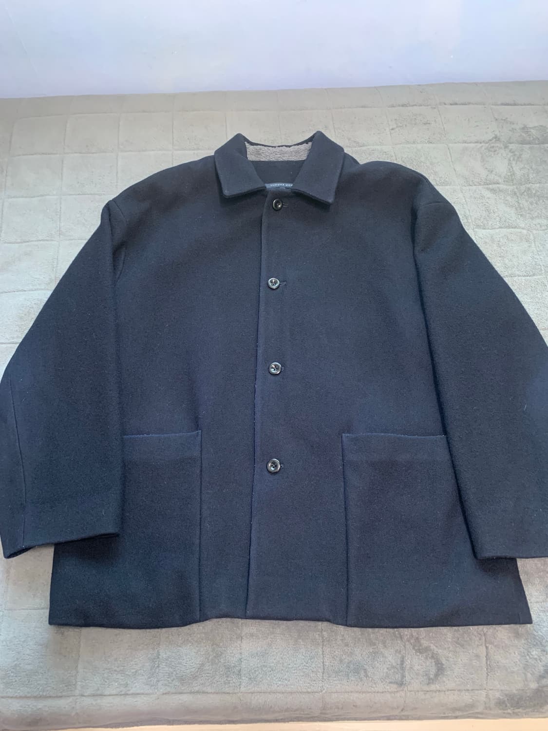 토마스모어 코트 M-네이비 상품이미지2