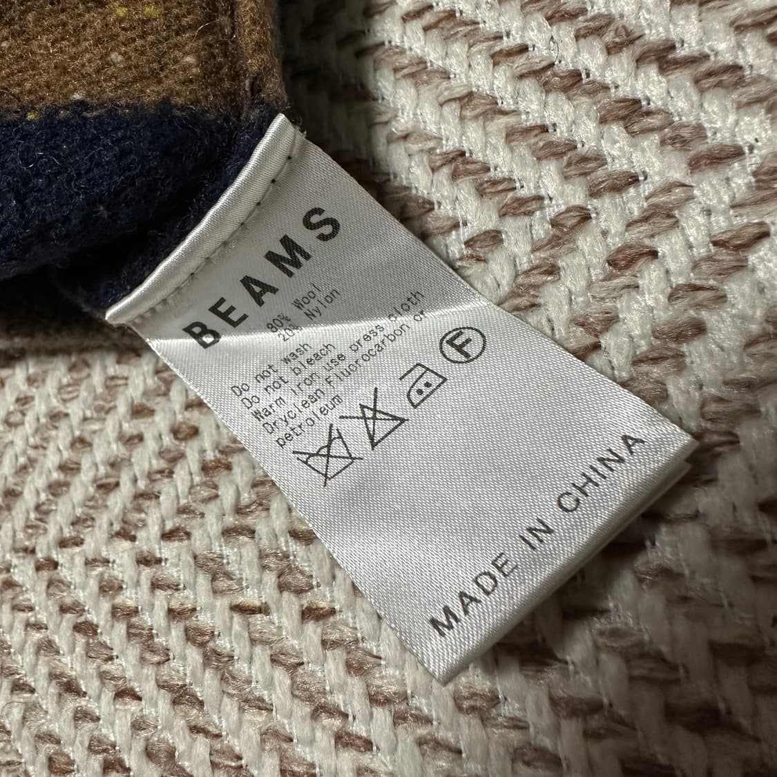 BEAMS PLUS multi check knit sweater 상품이미지4