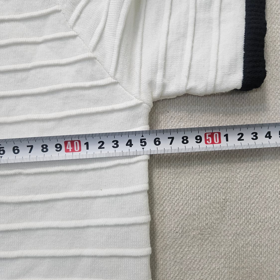 실측확인 빈티지 여성 반팔 니트 0304Y 상품이미지4