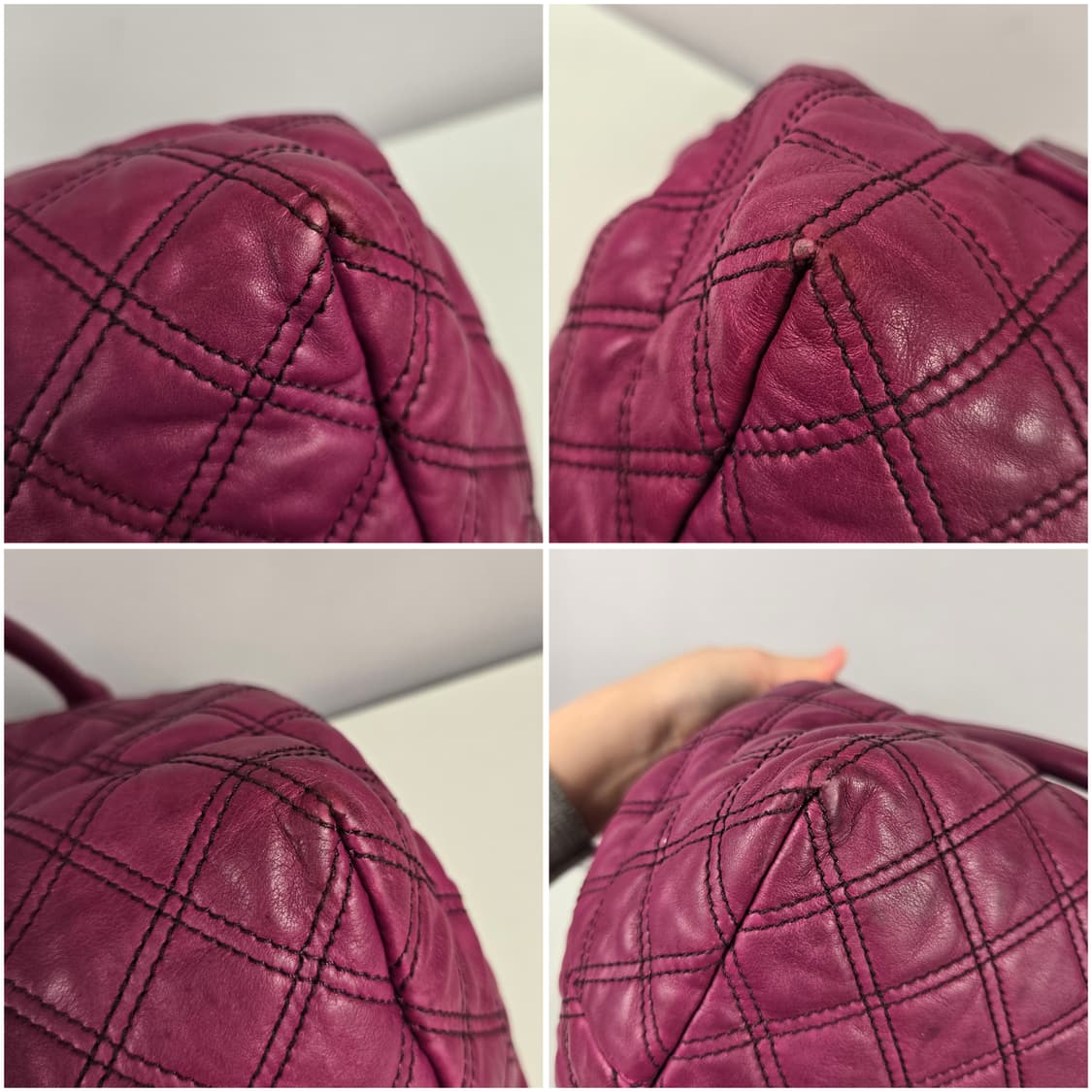 마크제이콥스 브루나 퀼팅 레더 램스킨 토트백 가방 정품 Bruna bag 상품이미지7