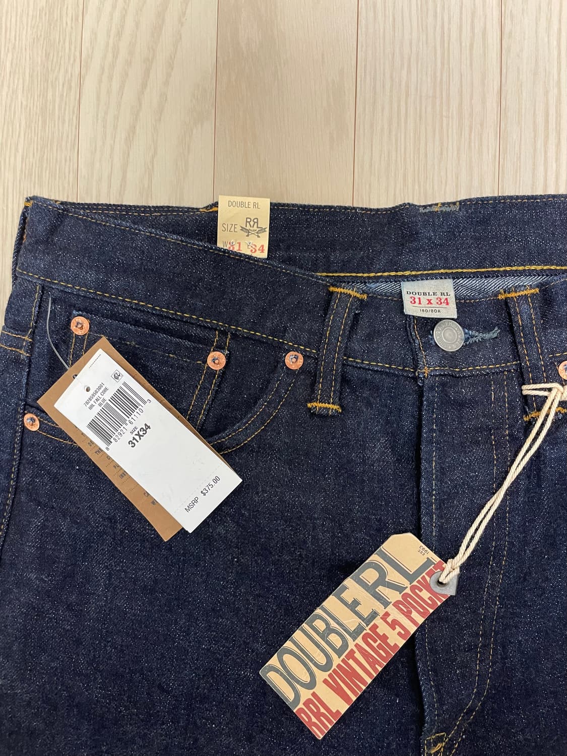 더블알엘 RRL 빈티지파이브포켓 이스트웨스트 31x34 새상품 상품이미지3