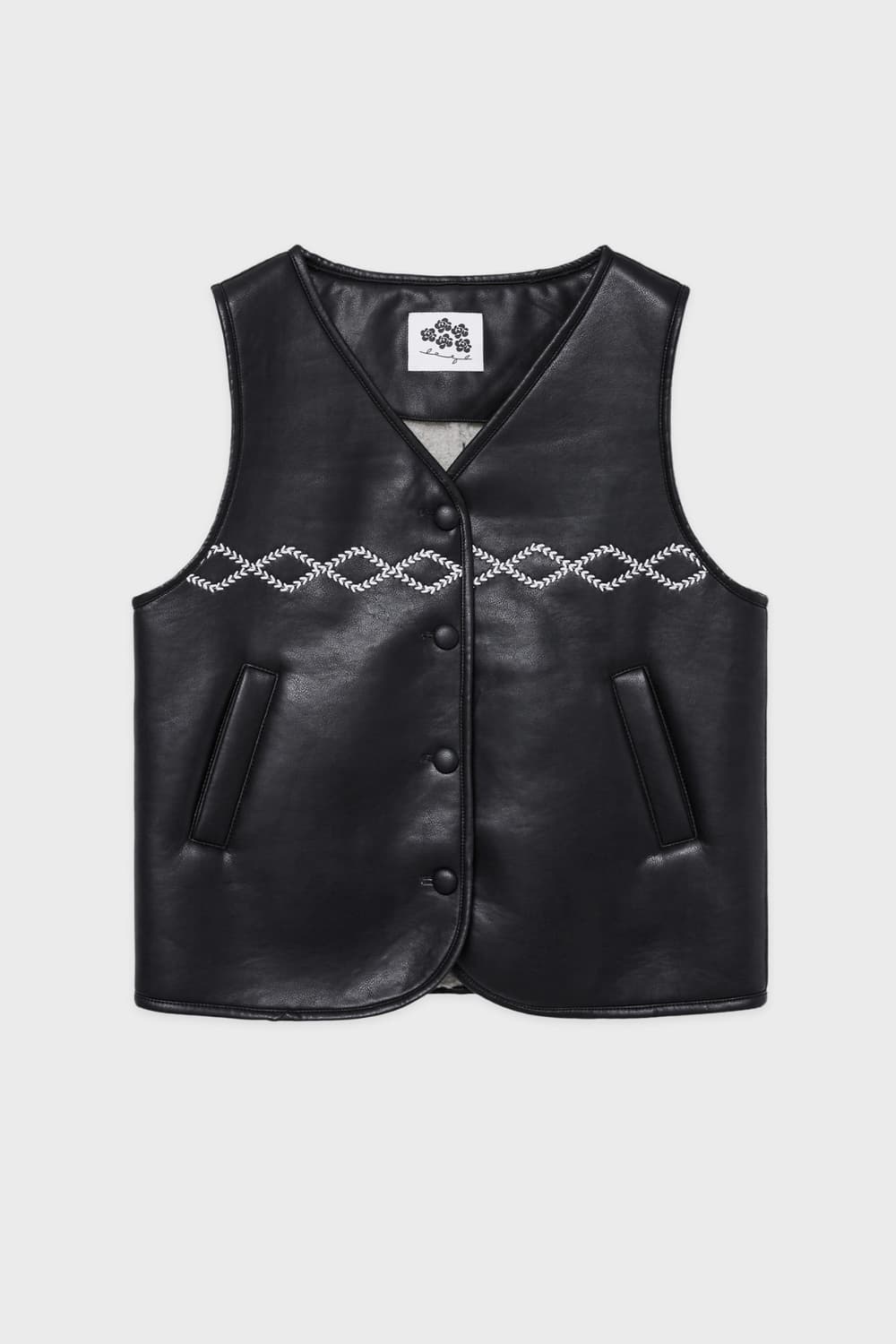 시눈  SN Shearling Leather Vest 상품이미지1