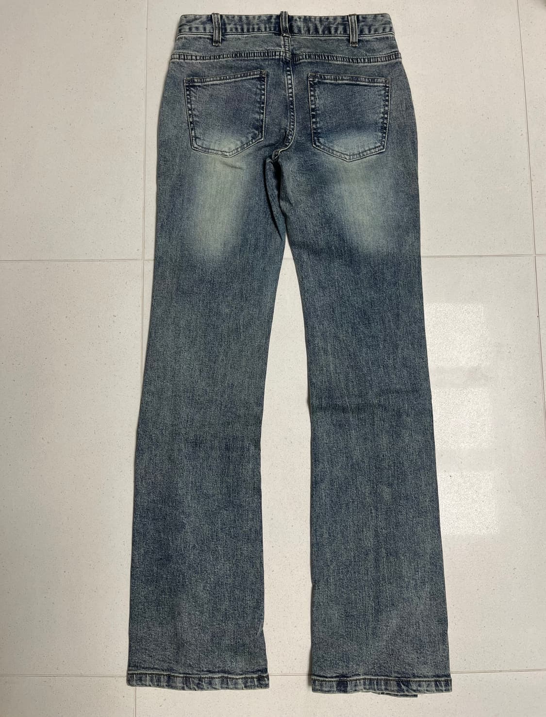 스키즘 인듀싱 ZIPPER FLARED JEANS BLUE 상품이미지7