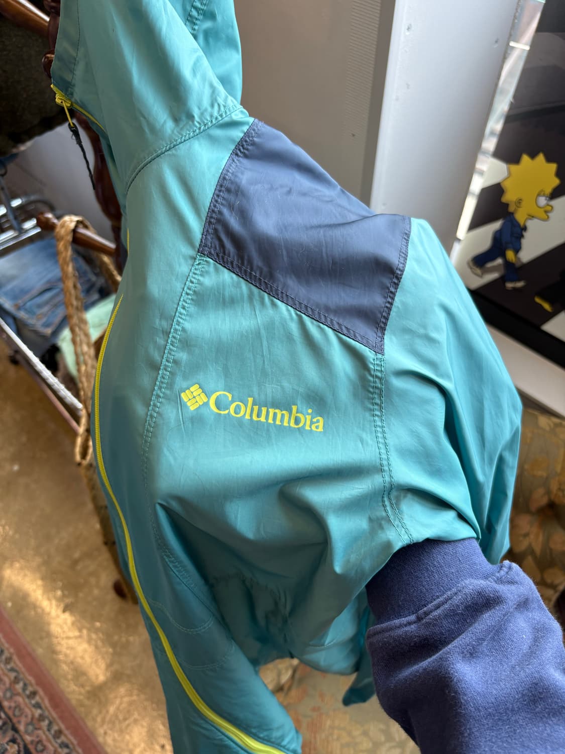 16s Columbia 민트 배색 바람막이 상품이미지3