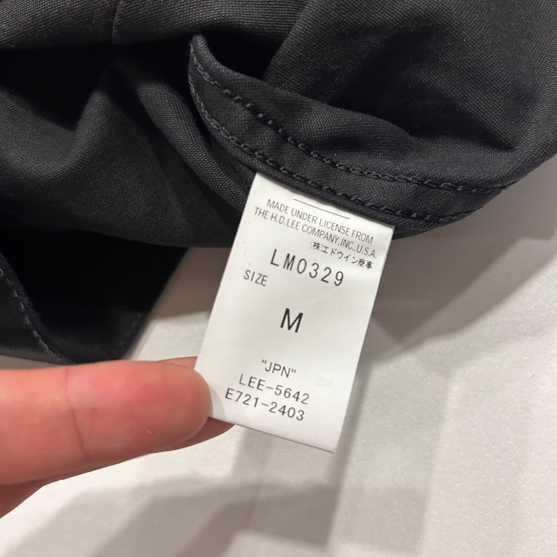 [M] Lee 리 우먼 재팬 블랙 자켓 A836 상품이미지7