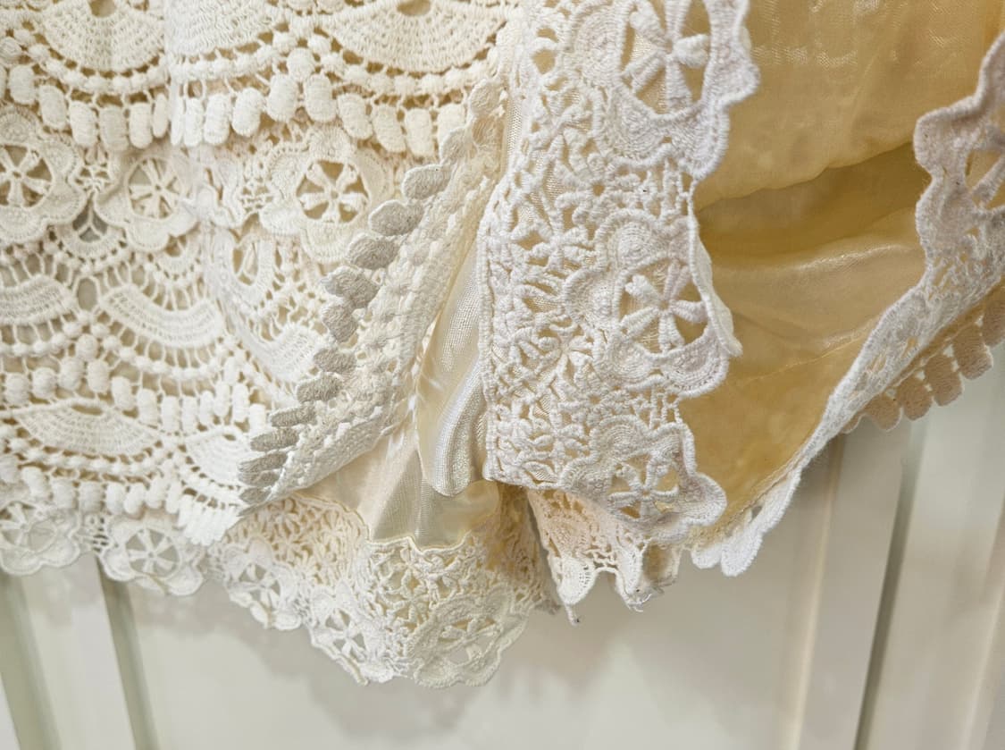 크로쉐 레이스 큐롯 팬츠 상품이미지4