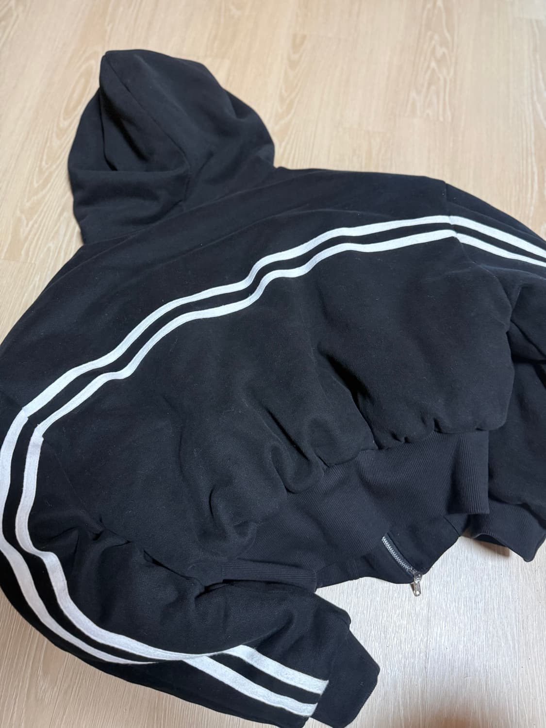 아이필럭키 패디드 트랙 후드 집업 M 상품이미지3