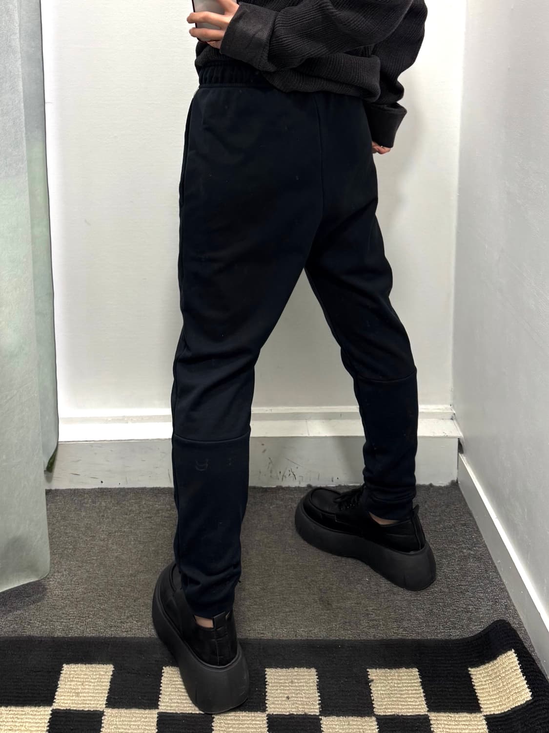 나이키 블랙 스웻팬츠 상품이미지2