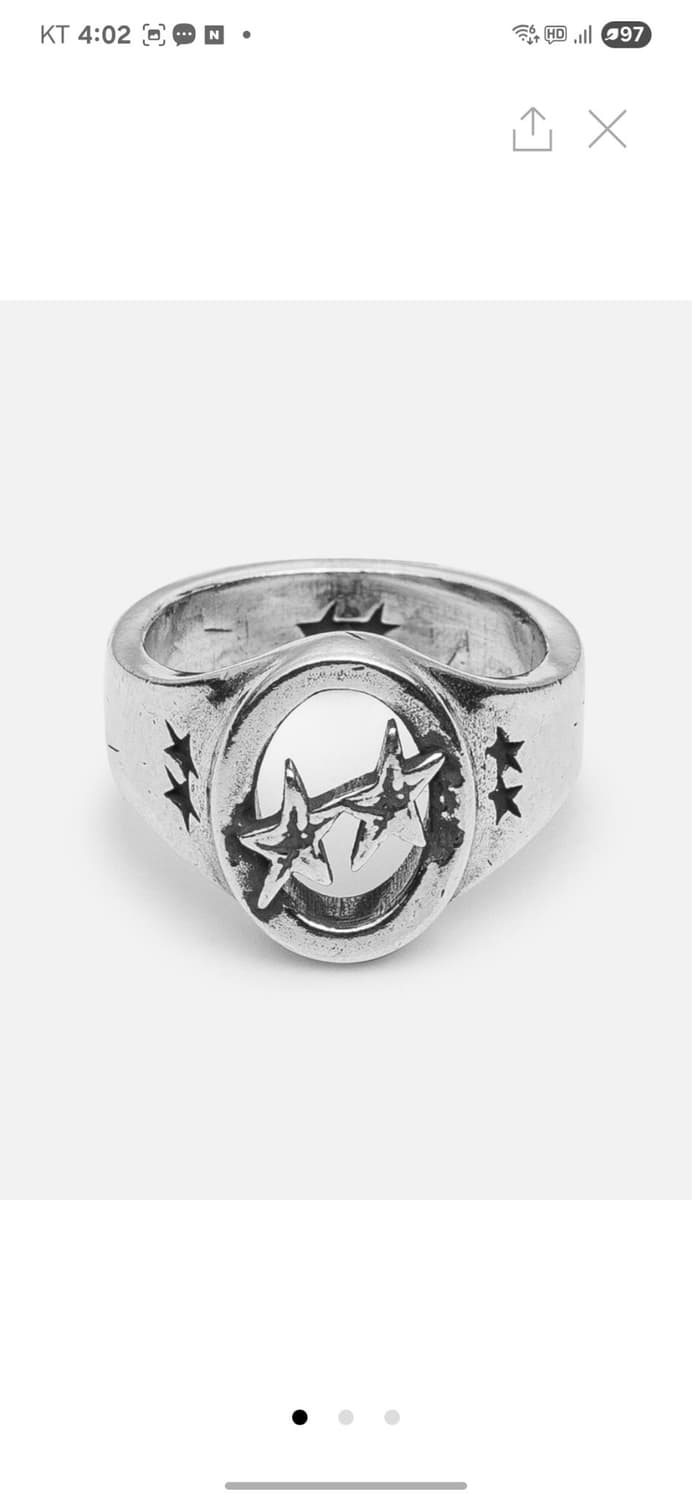 TWOJEYS_Link Stars Ring Silver 상품이미지1