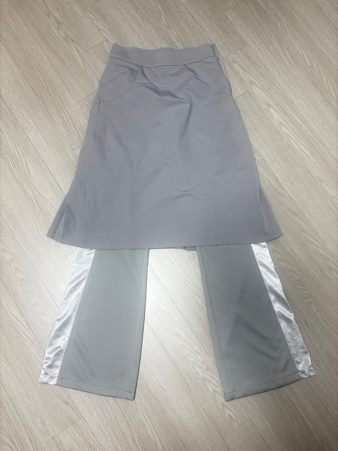 Ojos Jersey Pleats Skirt Pants / Grey 상품이미지2