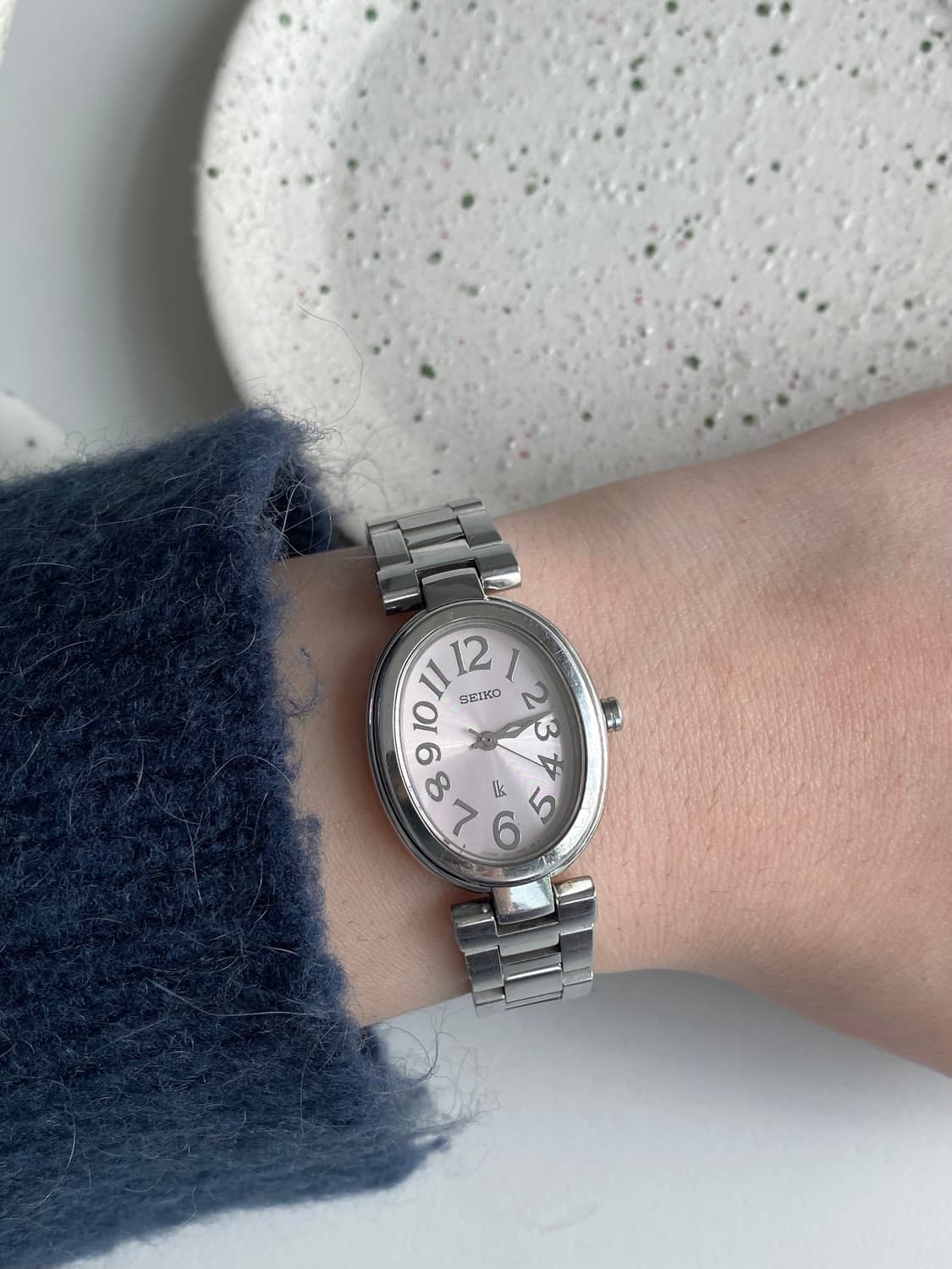 Seiko 세이코 lk 루키아 오벌 쿼츠 핑크 레이디스 상품이미지10