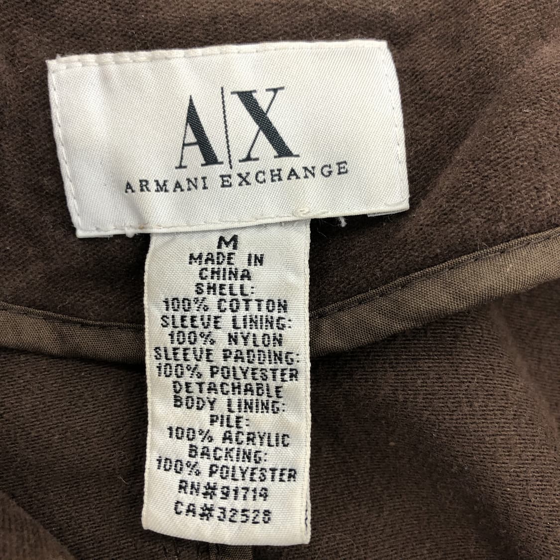 AX 아르마니익스체인지 벨루어자켓 M 상품이미지5