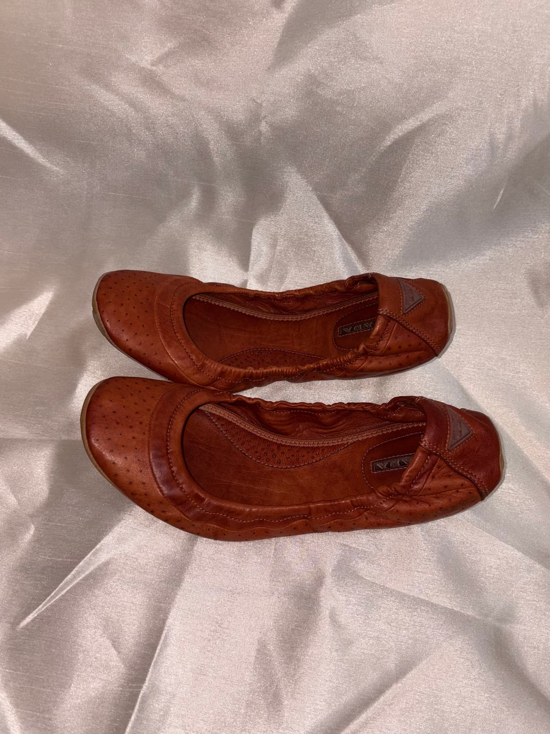 Vintage brown driving flats 상품이미지2