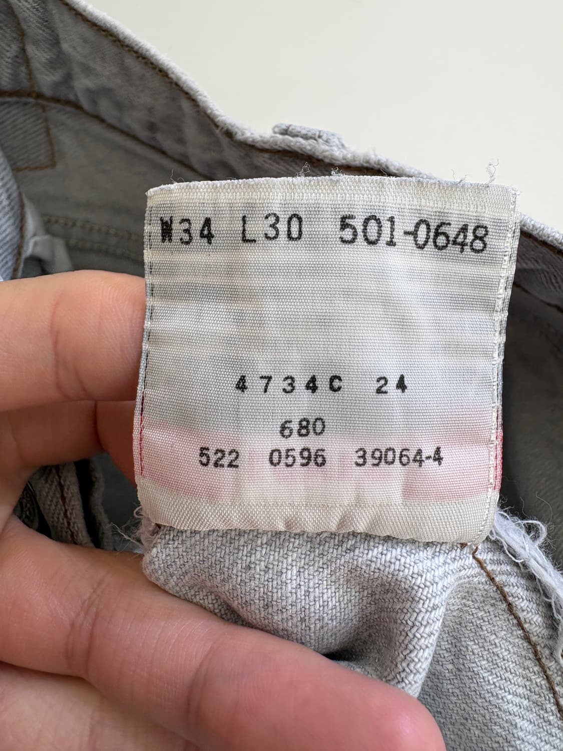 90's LEVIS 501 (Made in USA) 데님팬츠 상품이미지8