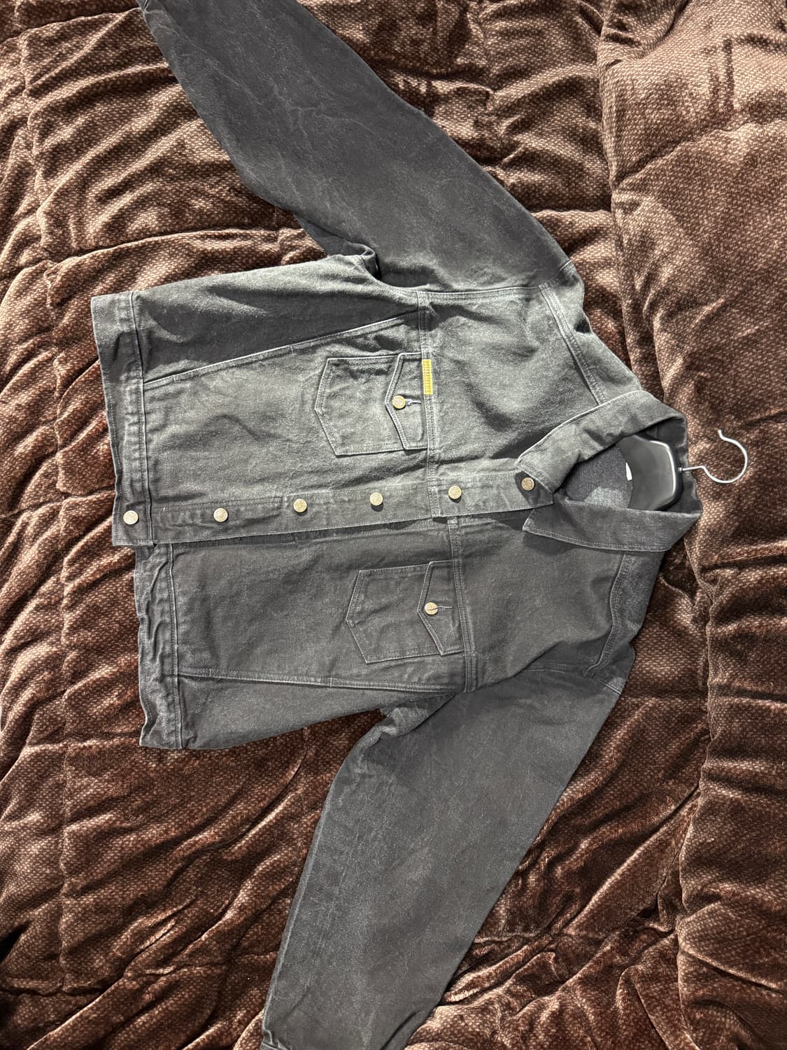 PRISON BLUES  Western Jacket BLACK USED 상품이미지2