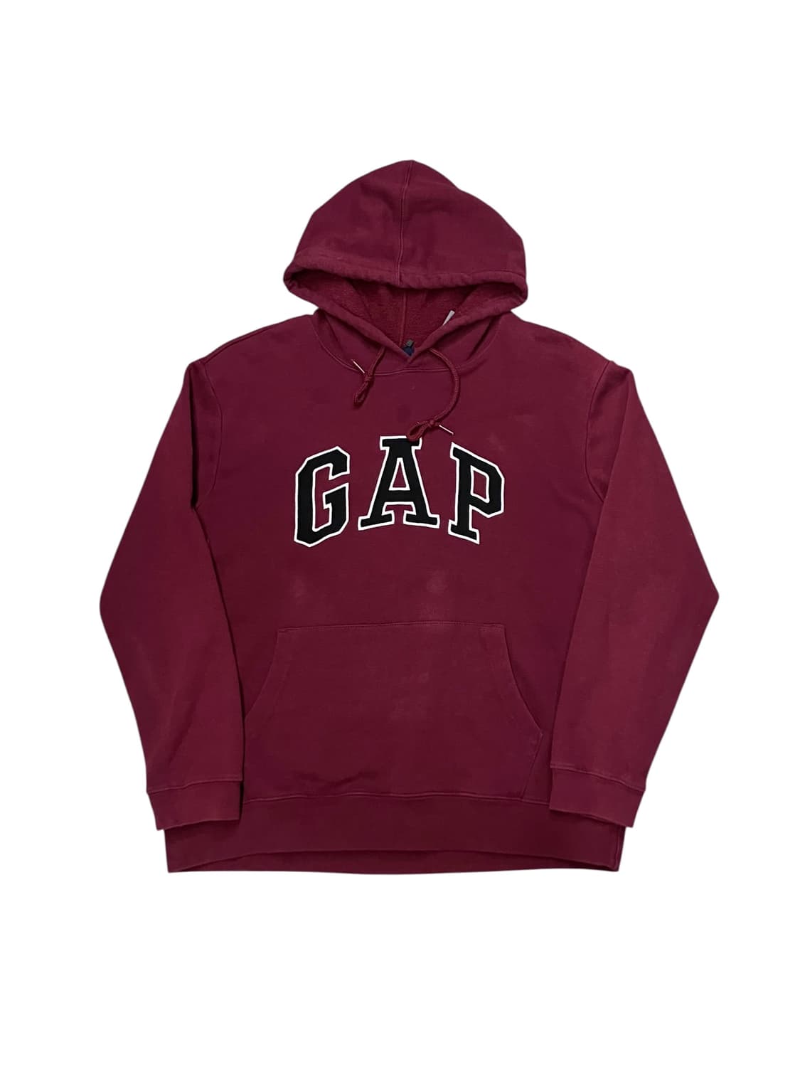 갭 기모 후드티 레드 M #csz3879  상품이미지3