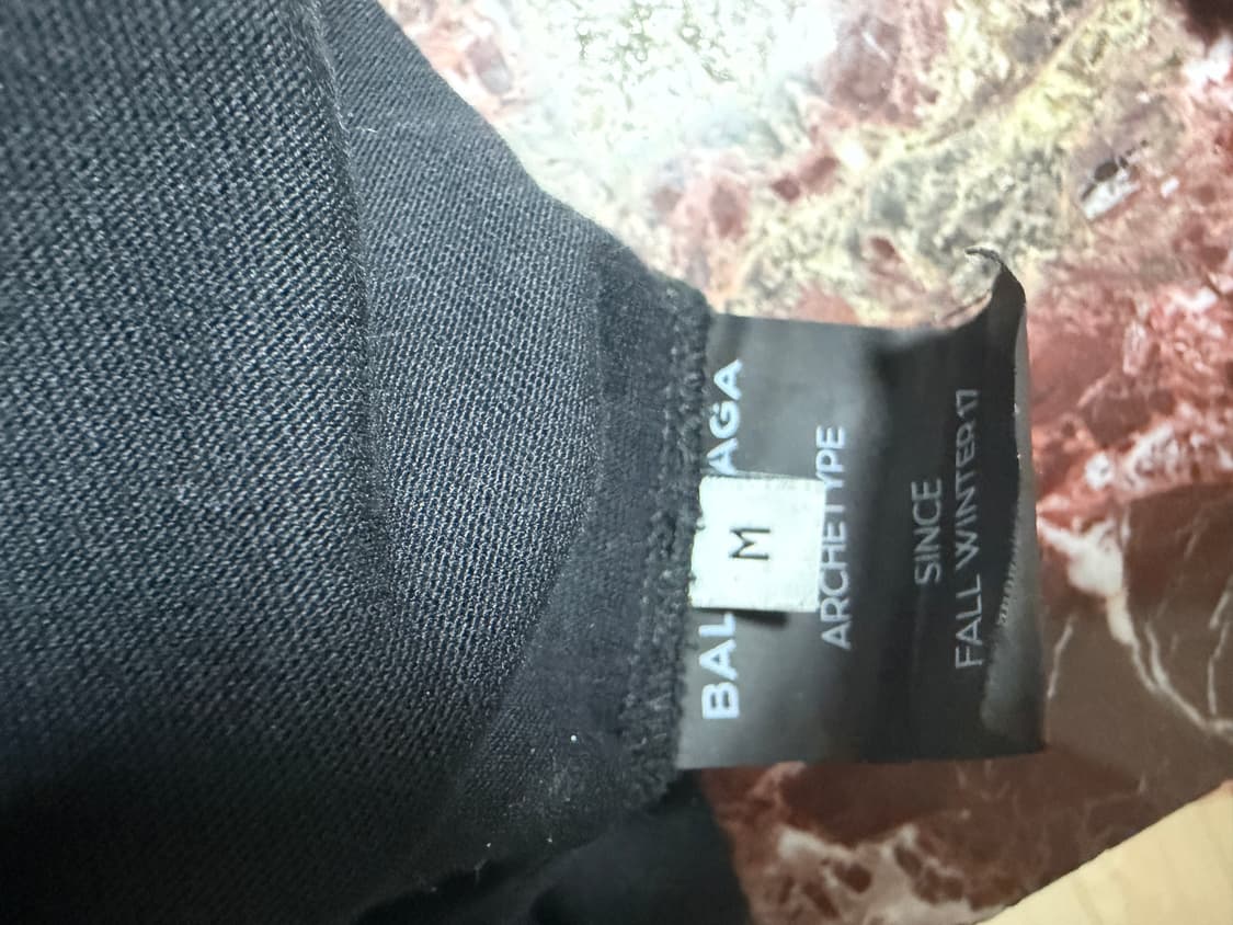 발렌시아가 웨이브로고 반팔 블랙L 상품이미지8