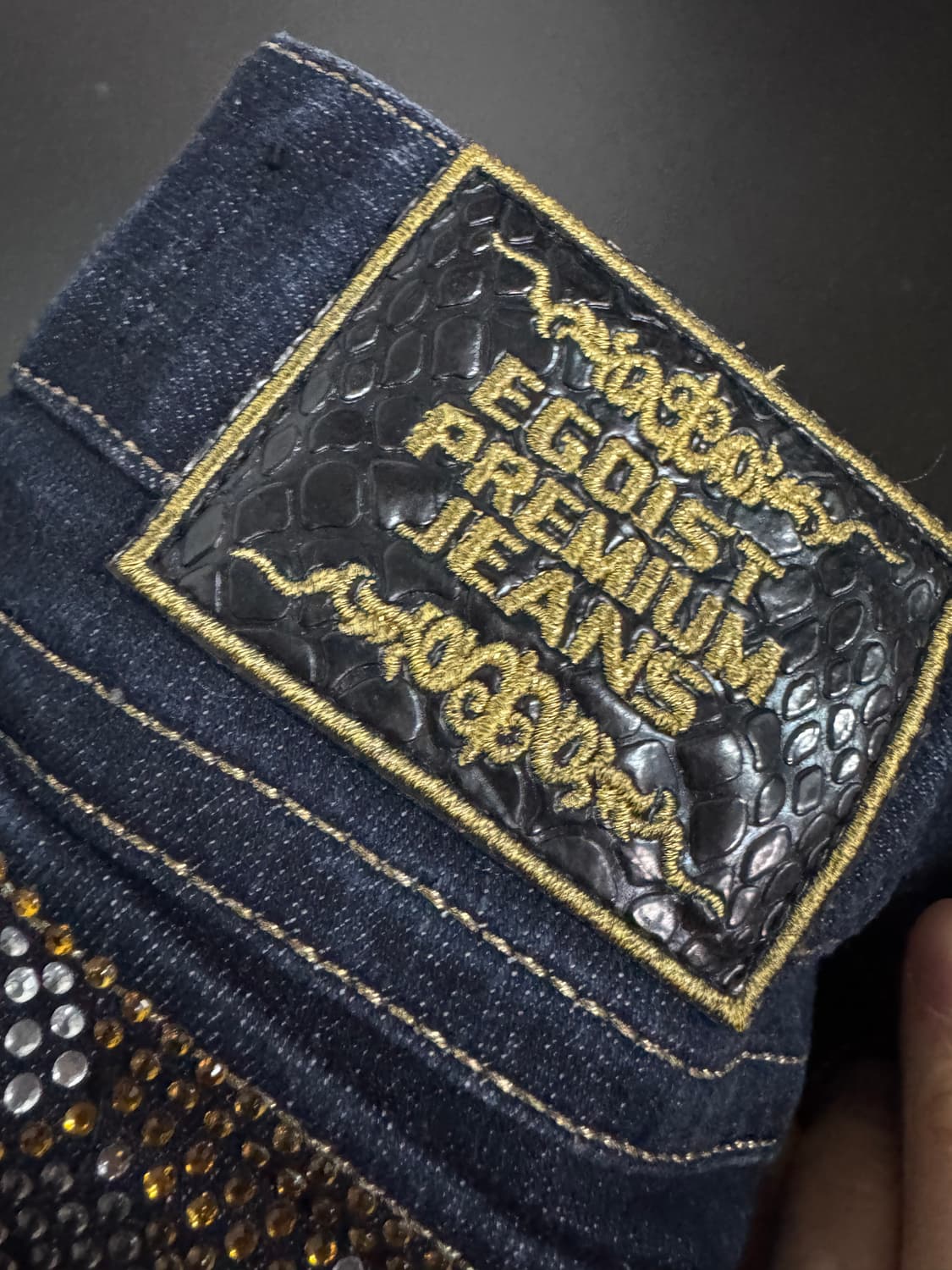 여성 에고이스트 프리미엄 부츠컷 데님팬츠 30.7인치 상품이미지4