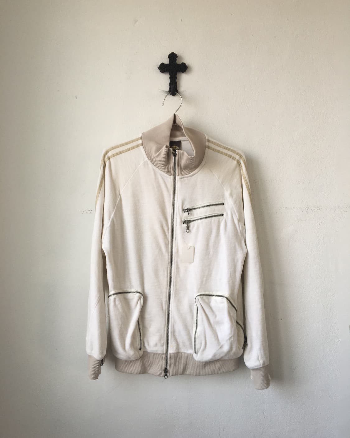 Velour high neck zip up 상품이미지2