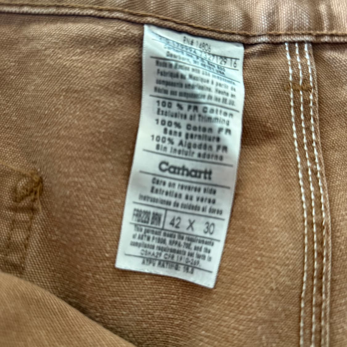 (42) Carhartt 칼하트 캔버스 카펜터 반바지 쇼츠 -8 상품이미지5