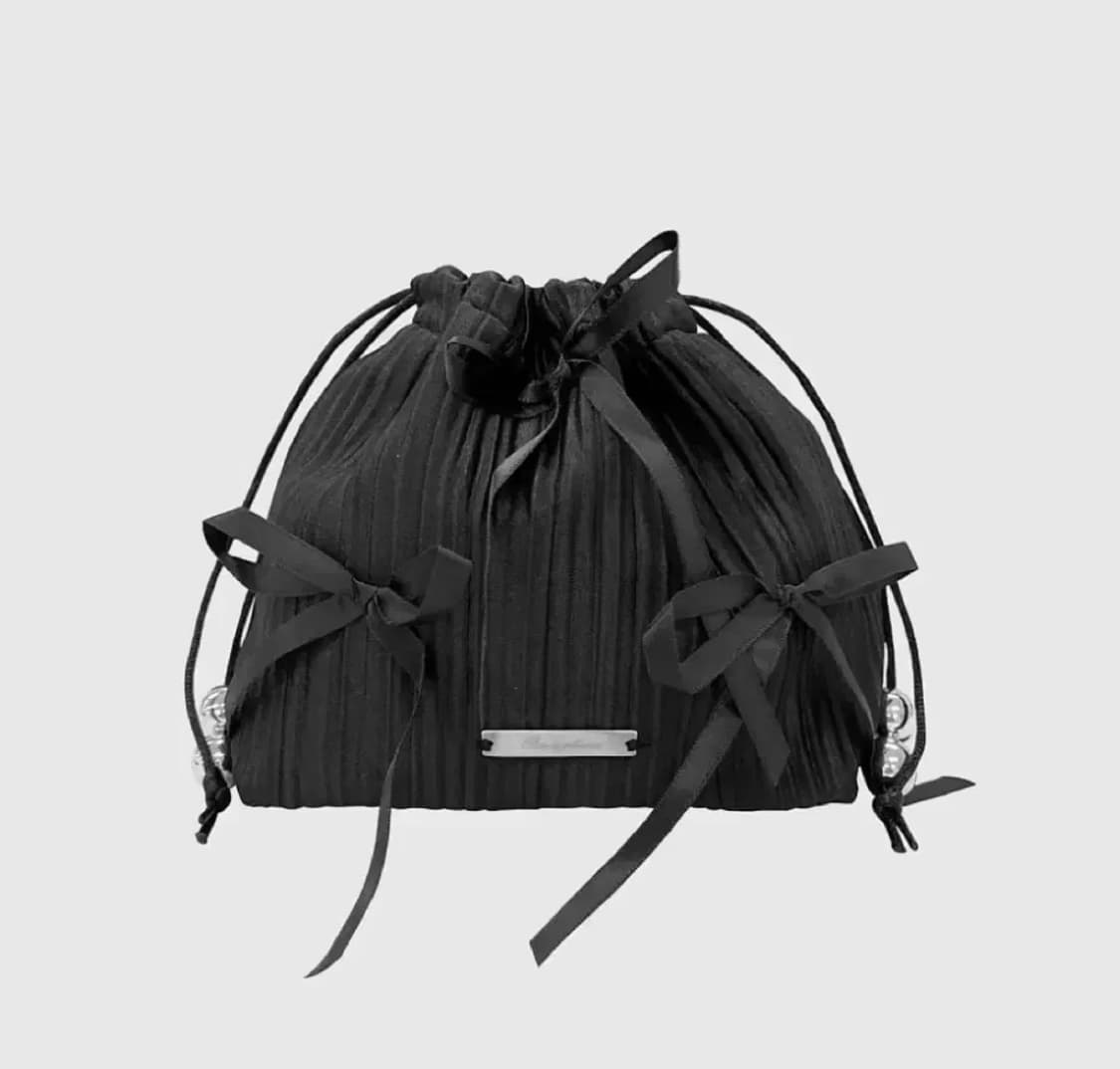 새상품 페인오어플레져 리본 파우치 페오플 상품이미지1