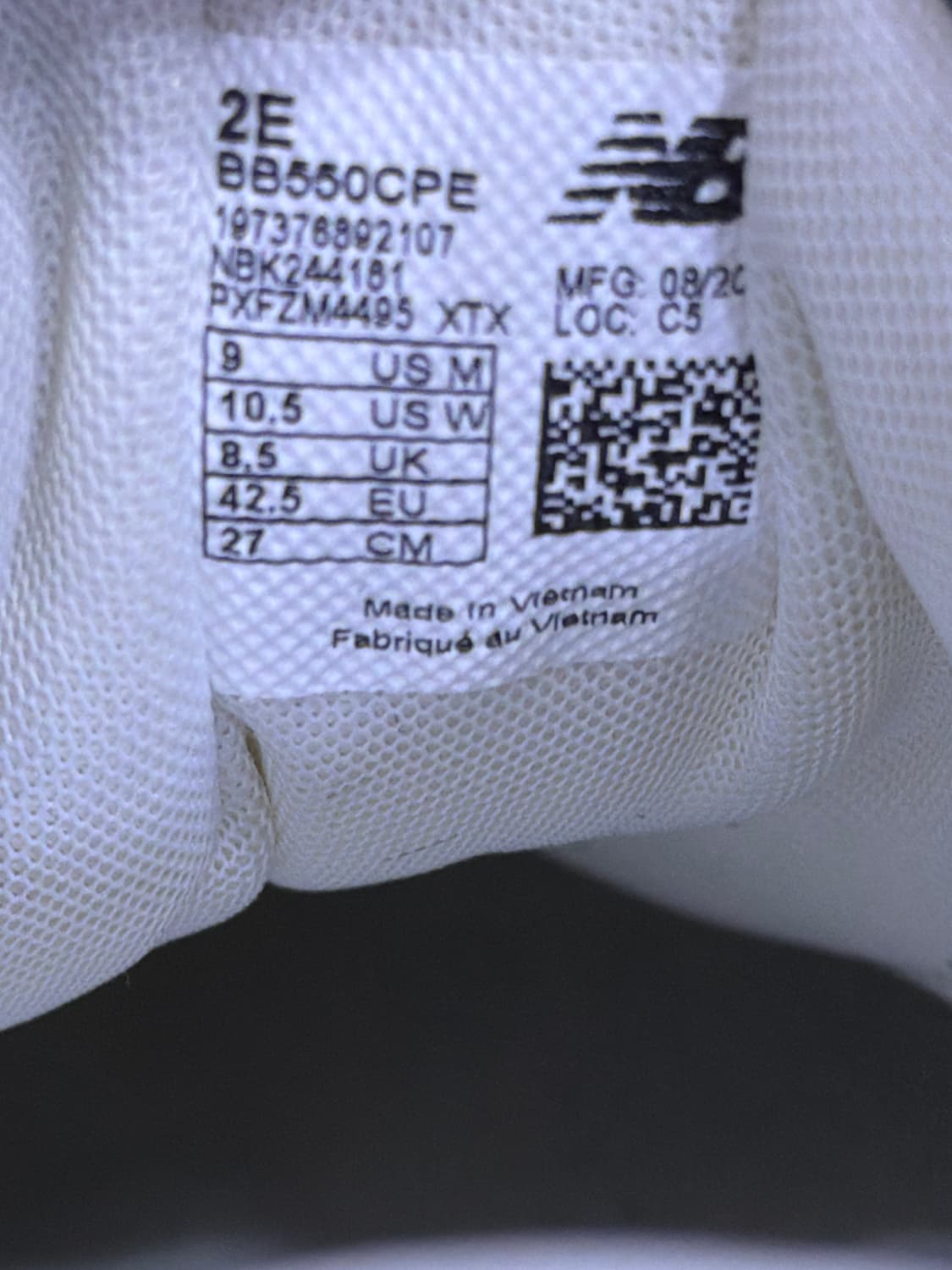 뉴발란스 550 화이트 그린 스니커즈 슈즈 270 상품이미지9