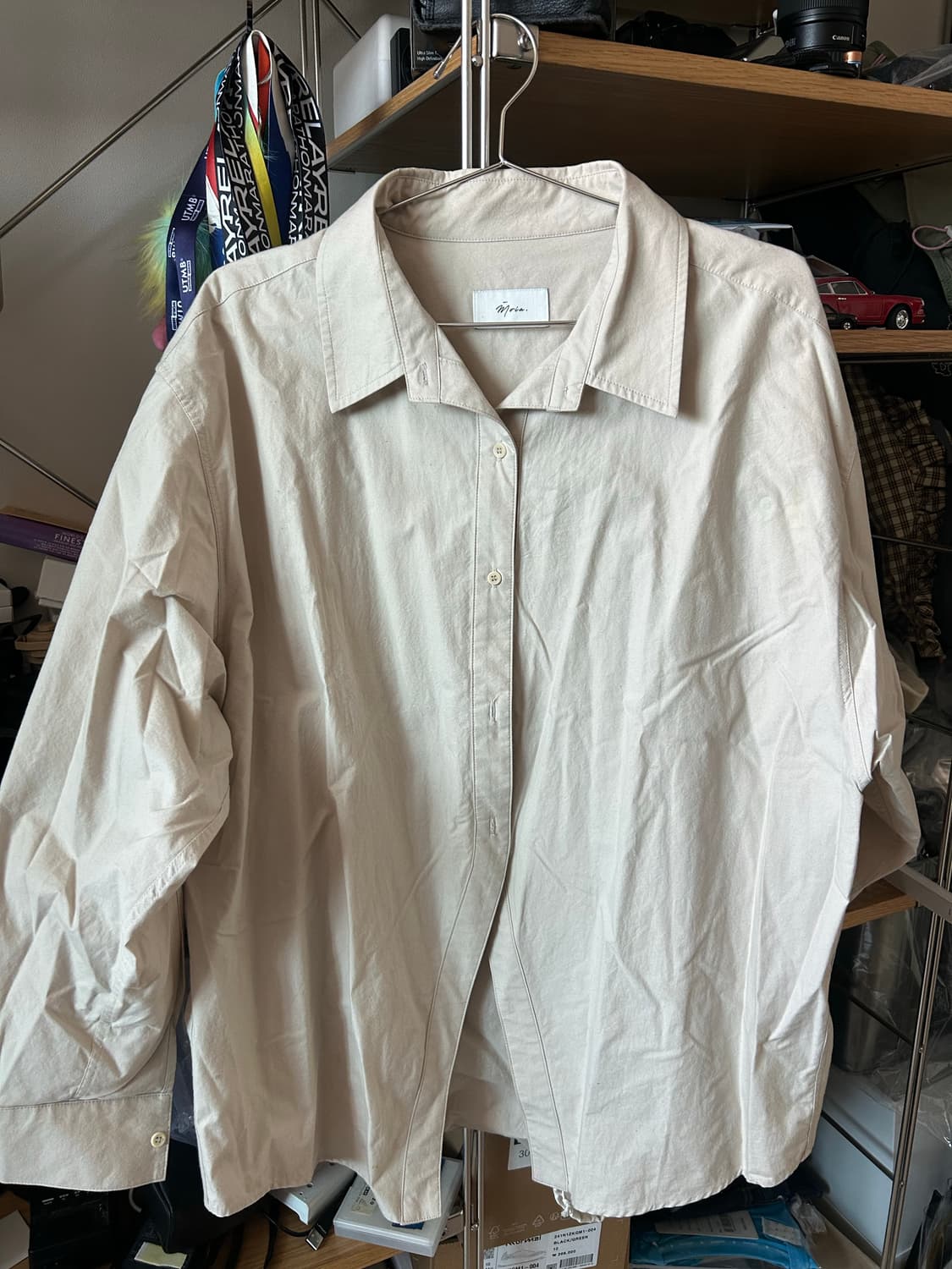 모이아 아이보리 여성 셔츠 상품이미지1