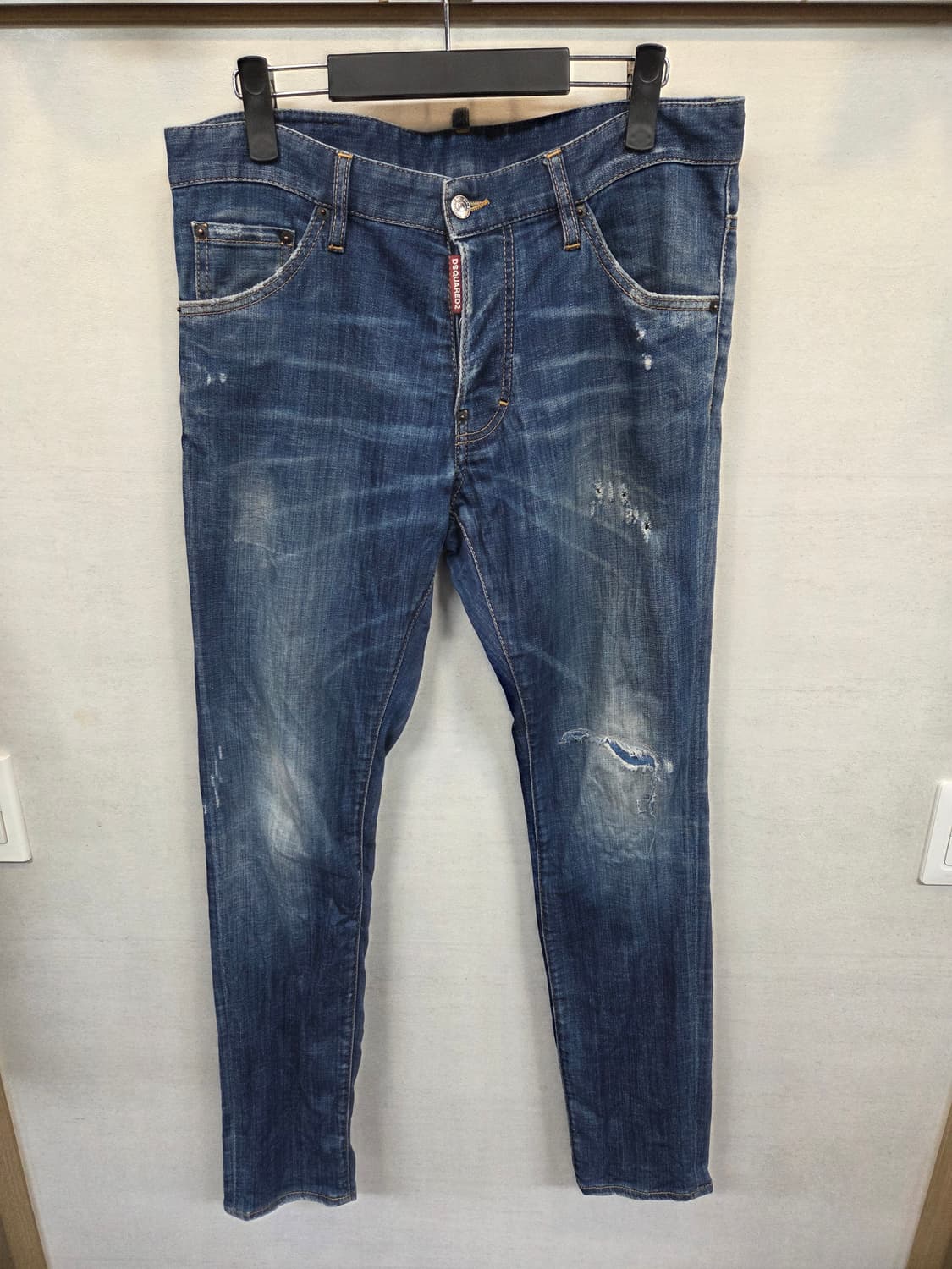 디스퀘어드 데미지 데님팬츠 48 대략 32~ 상품이미지1