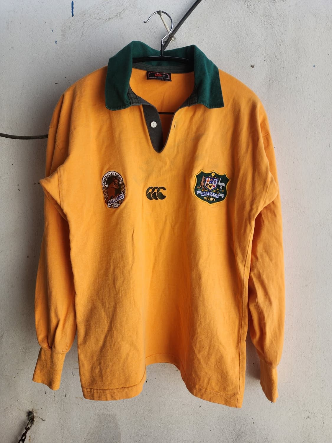 빈티지 90's 캔터베리 호주 럭비 (월러비스) 럭비셔츠 져지 상품이미지3