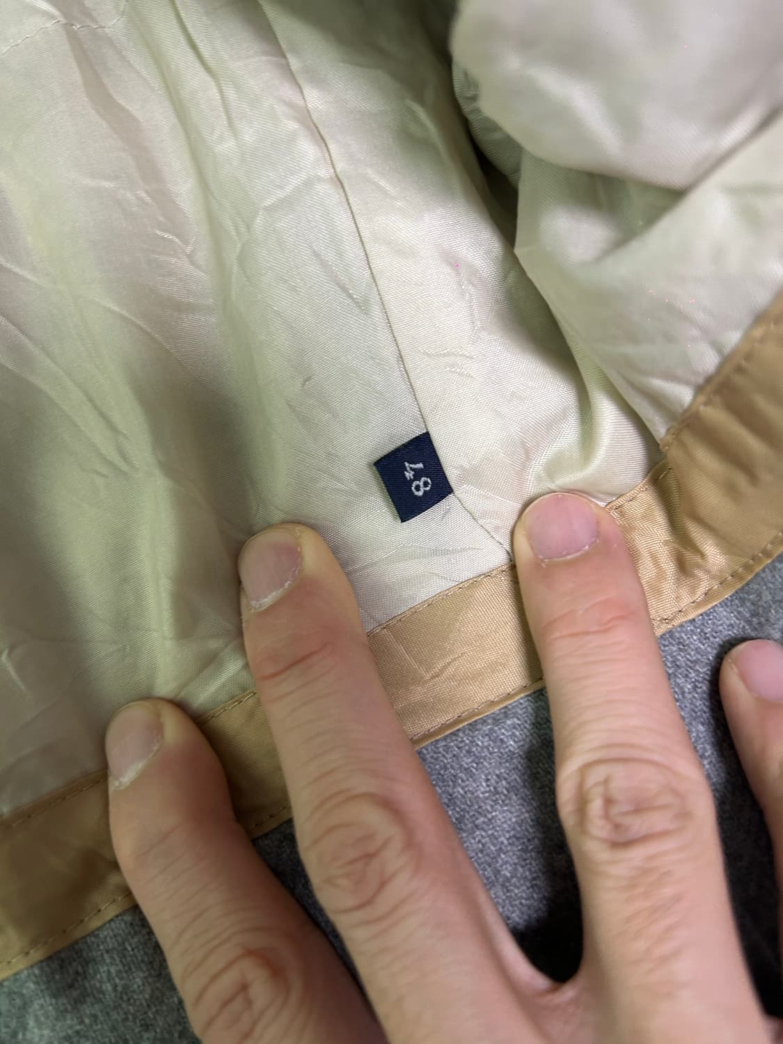 이태리제 아쿠아라마 더블코트 사이즈 105 상품이미지5