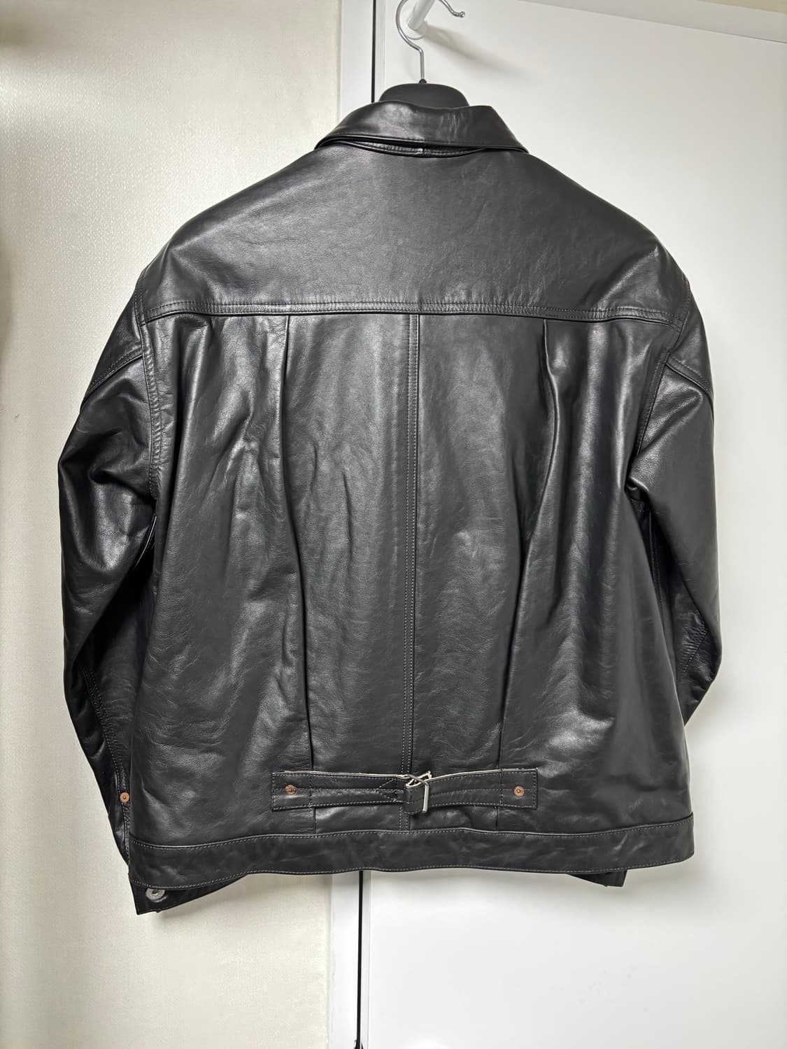 아웃스탠딩 티코어 카우 레더자켓 10주년 상품이미지3