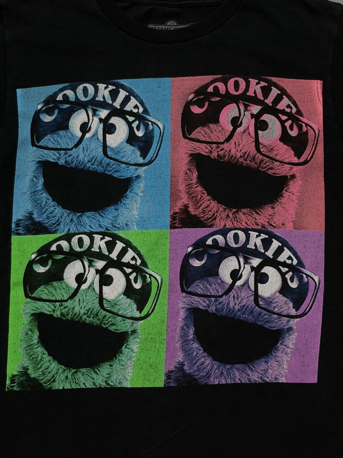 90s Sesame Street Cookie Monster 빈티지 티셔츠 상품이미지2