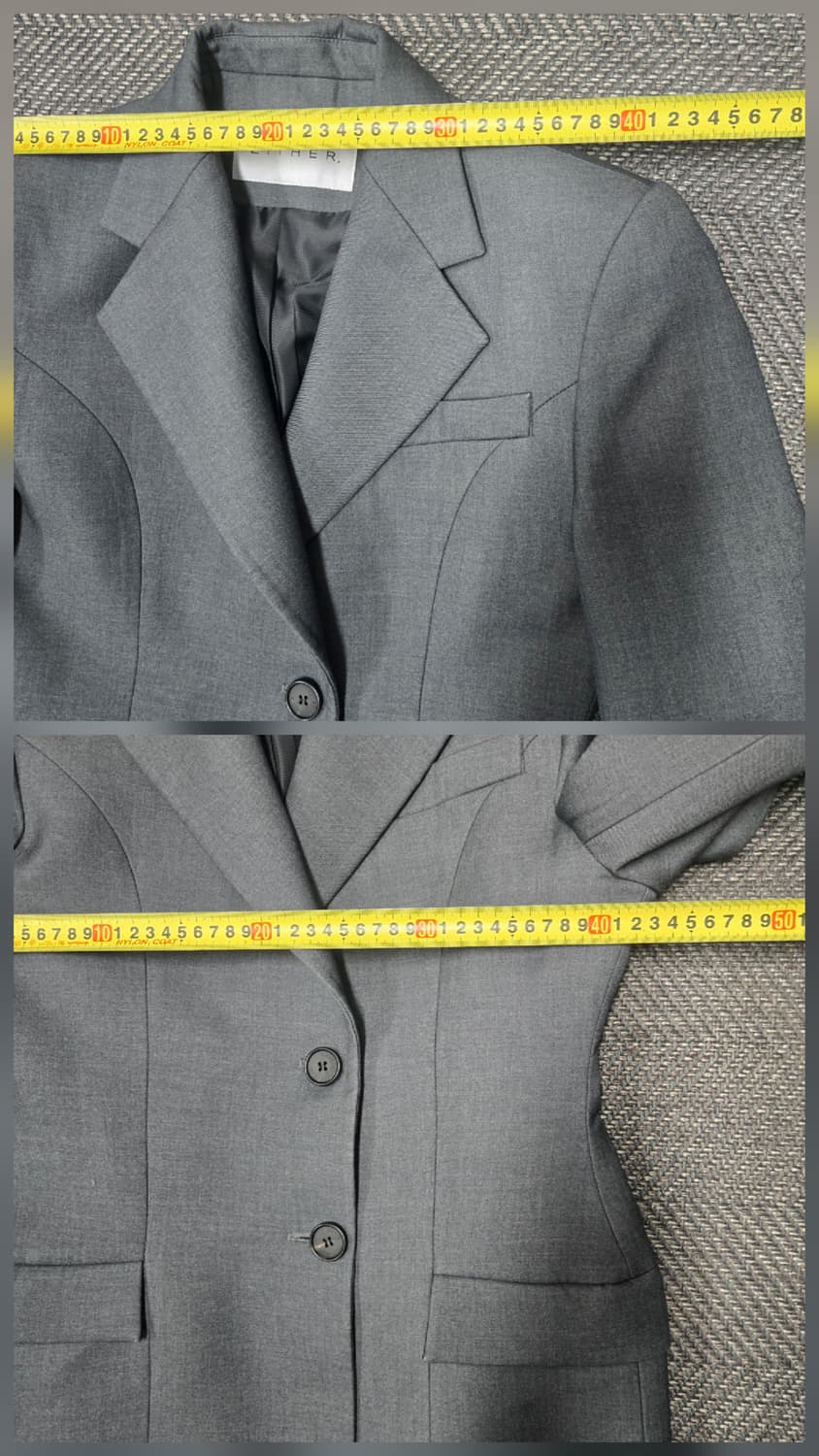Either 이더 자켓 고퀄리티 이태리 울실크 테일러드 카라 슬림핏 자켓 상품이미지7