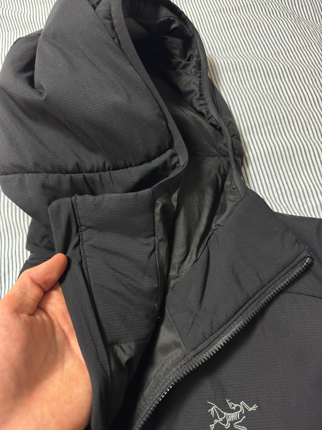 (S급) 아크테릭스 아톰 LT 후디 블랙 M 상품이미지7