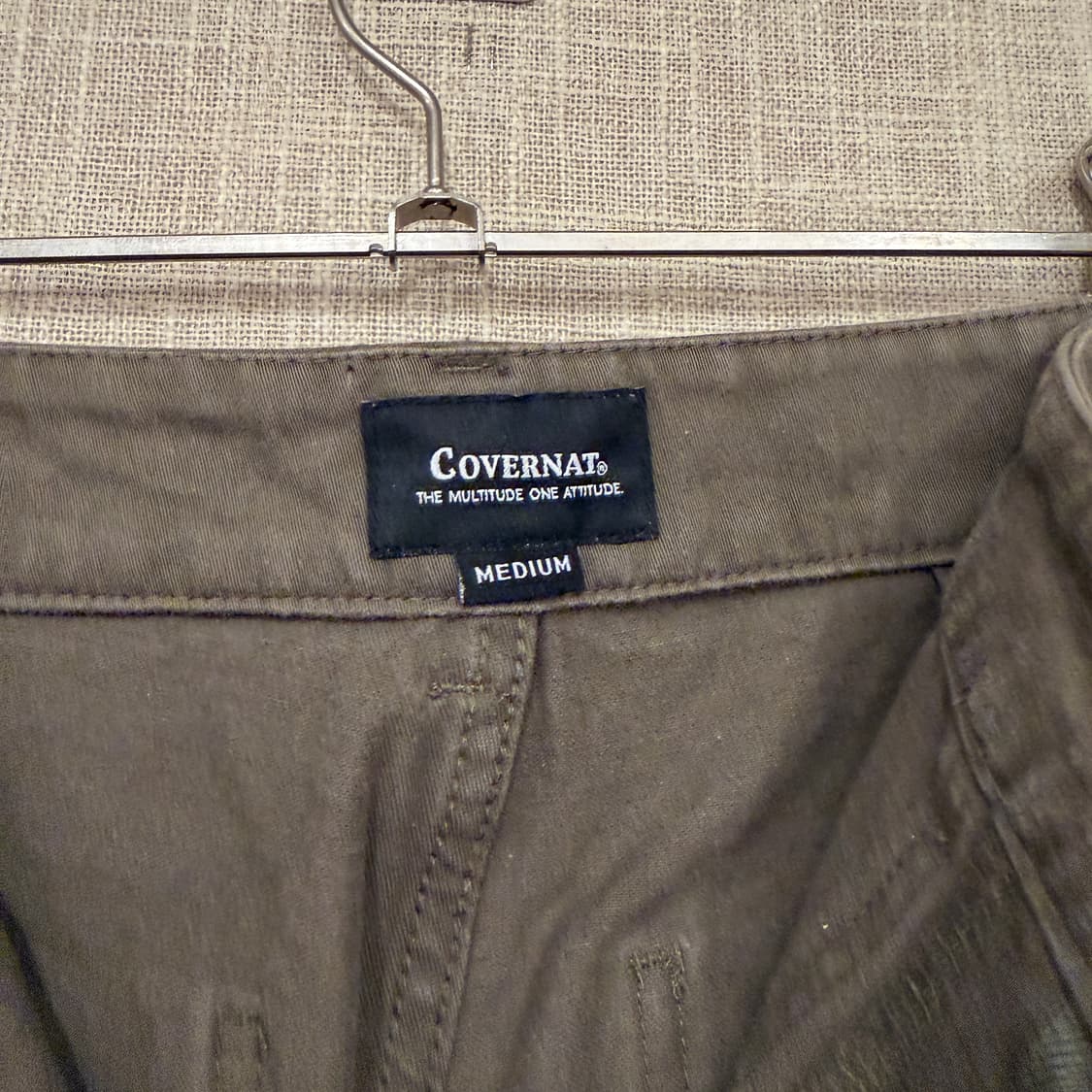 커버낫 코튼 퍼티그 팬츠 올리브 M 상품이미지7