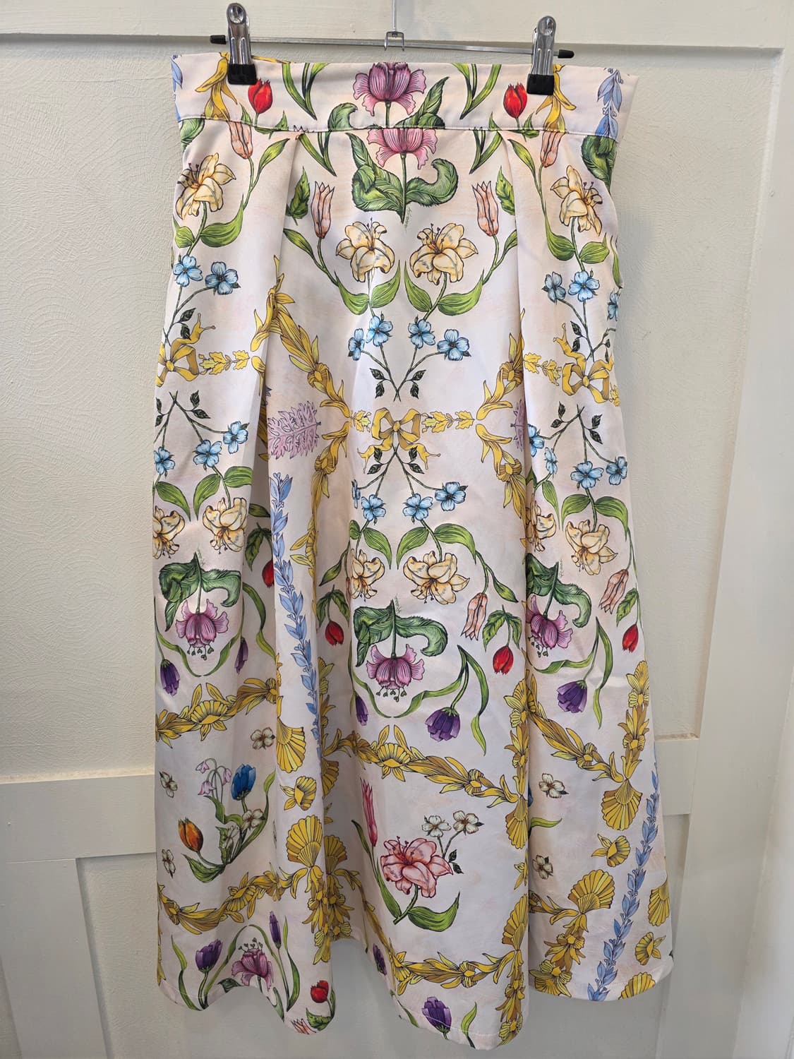 빈티지플라워 패턴 롱스커트 L 상품이미지2