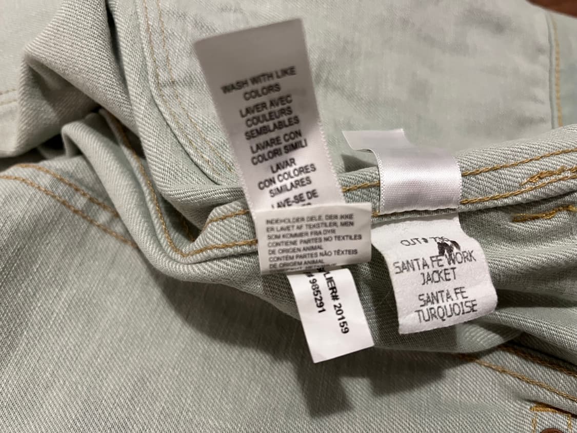 더블알엘 RRL 셀비지 데님 워싱 산타페 워크 자켓 사이즈 M 상품이미지8