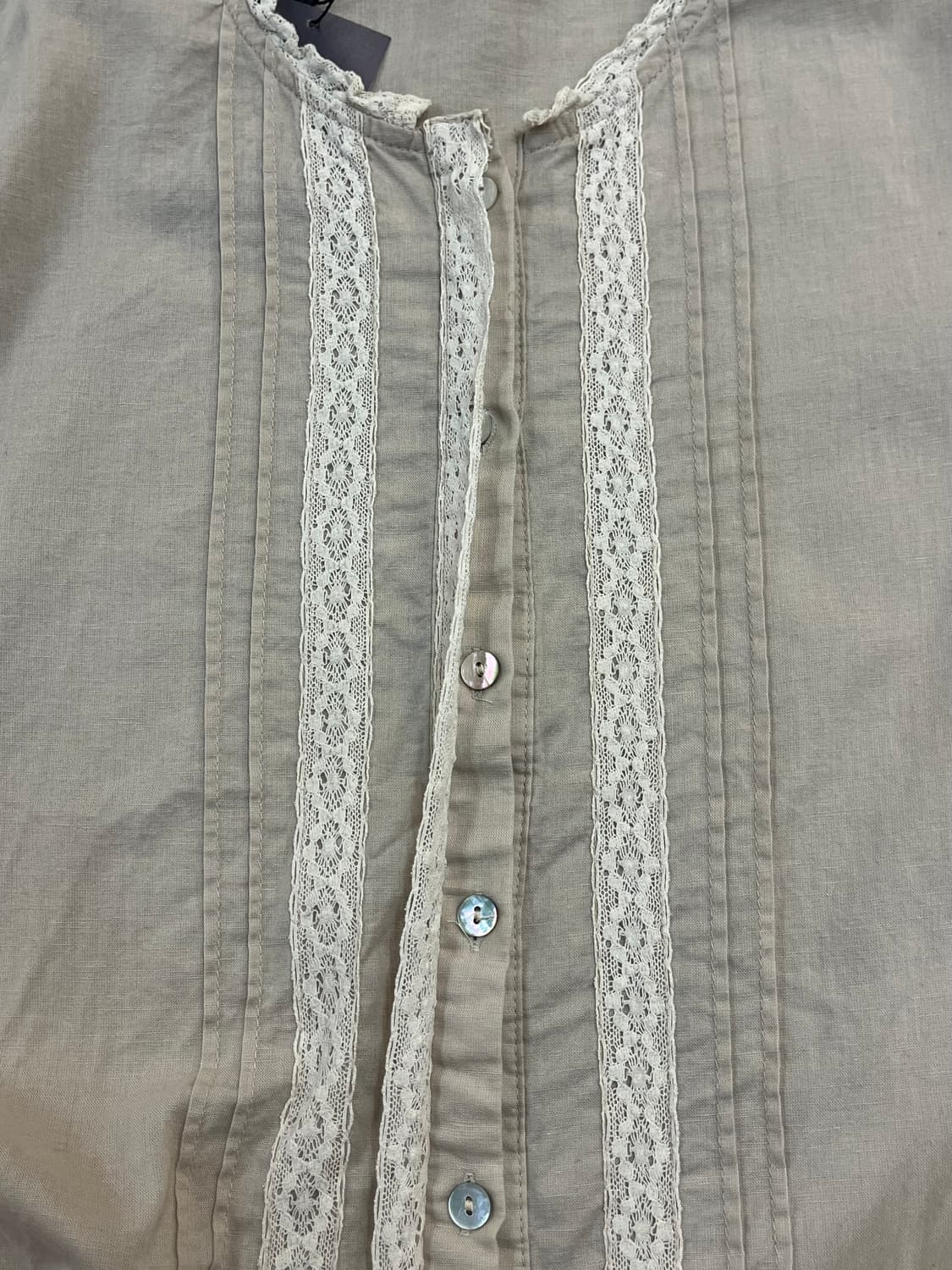 빈티지 블라우스 오트밀 #csz3284 상품이미지6