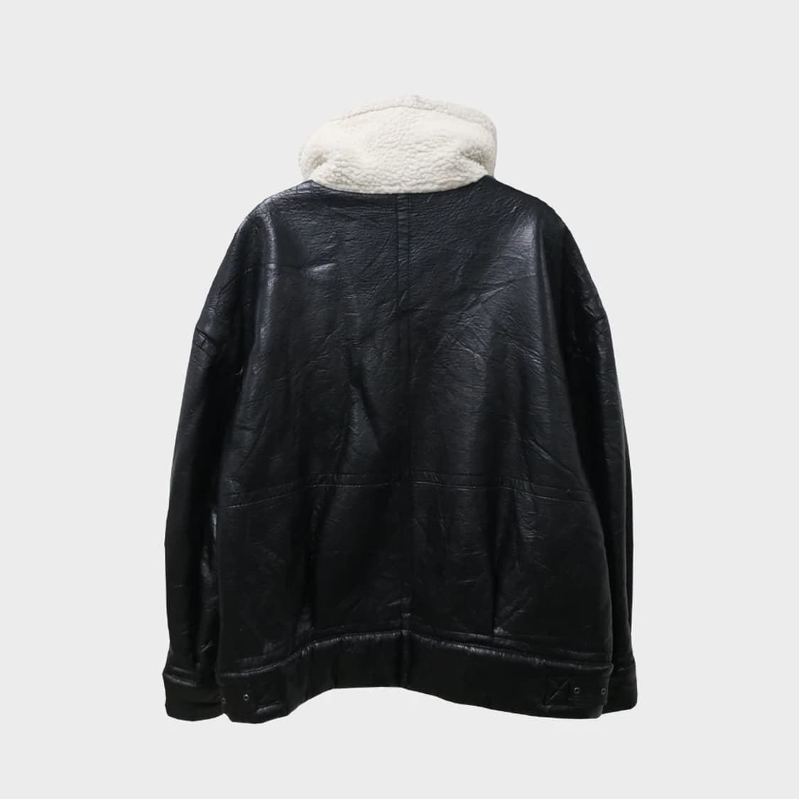 CHICO 양털 하이넥 합성 가죽 자켓 62307 상품이미지2